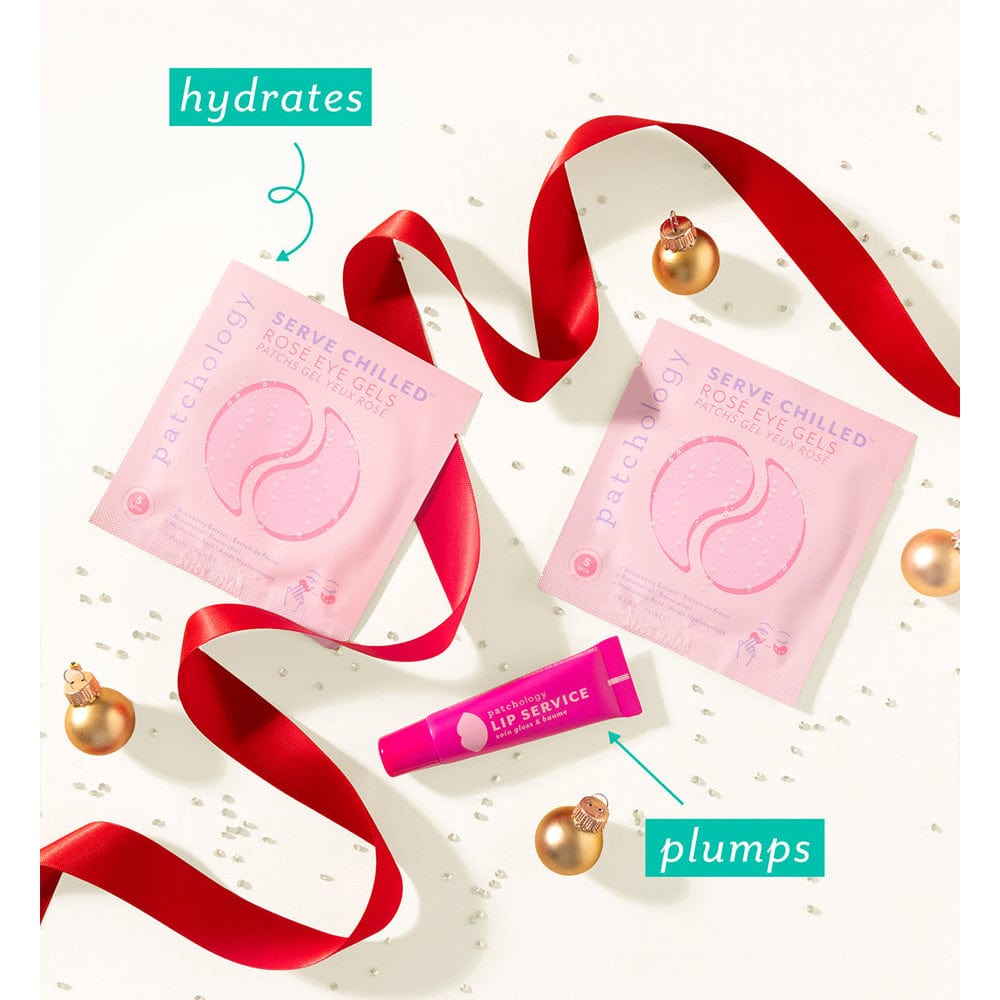 Patchology Beauty Gift Set Patchology Under The Mistletoe Eye & Lip Glow Kit