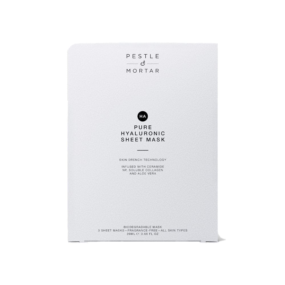 Pestle & Mortar Face Mask Pestle & Mortar Pure Hyaluronic Sheet Masks