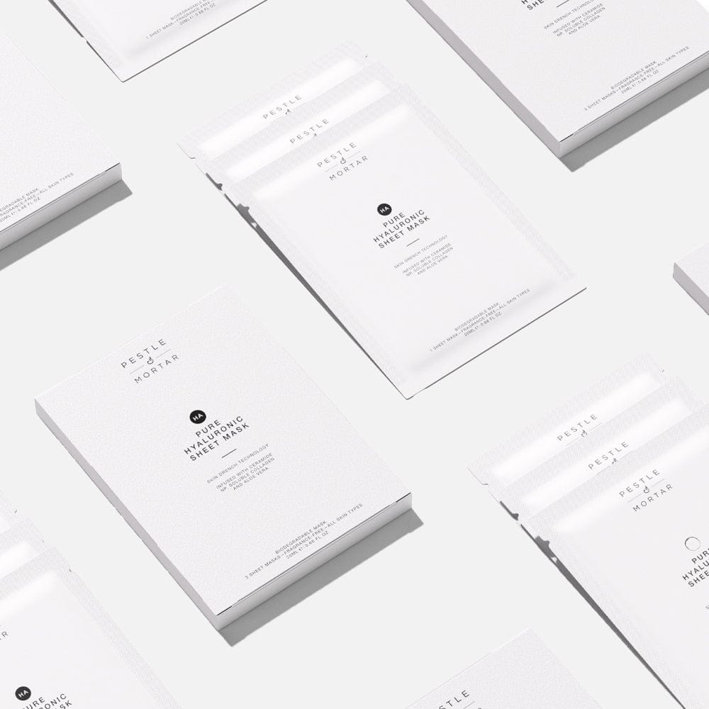 Pestle & Mortar Face Mask Pestle & Mortar Pure Hyaluronic Sheet Masks