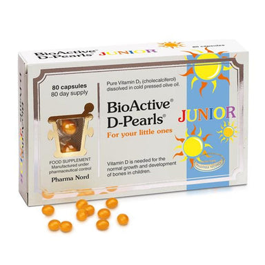 Pharmanord Childrens Vitamins Pharma Nord BioActive D-Pearls Junior (80) Meaghers Pharmacy