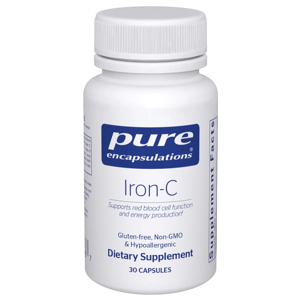 Pure Encapsulation Vitamins & Supplements Pure Encapsulations Iron-C Capsules