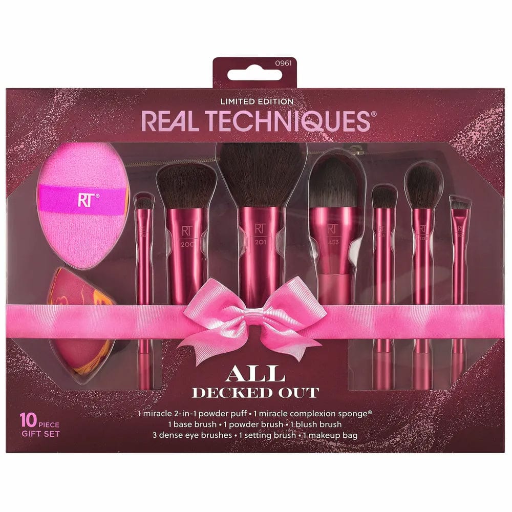Real Techniques Beauty Gift Set Real Techniques All Decked Out Gift Set