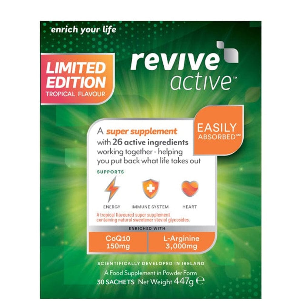 Revive Active Vitamins & Supplements 30 Sachets Revive Active Tropical Health Food Supplement