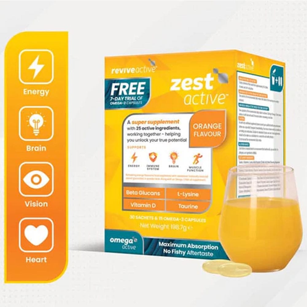 Revive Active Vitamins & Supplements Revive Zest Active + FREE 7 Day Trial of Omega Active