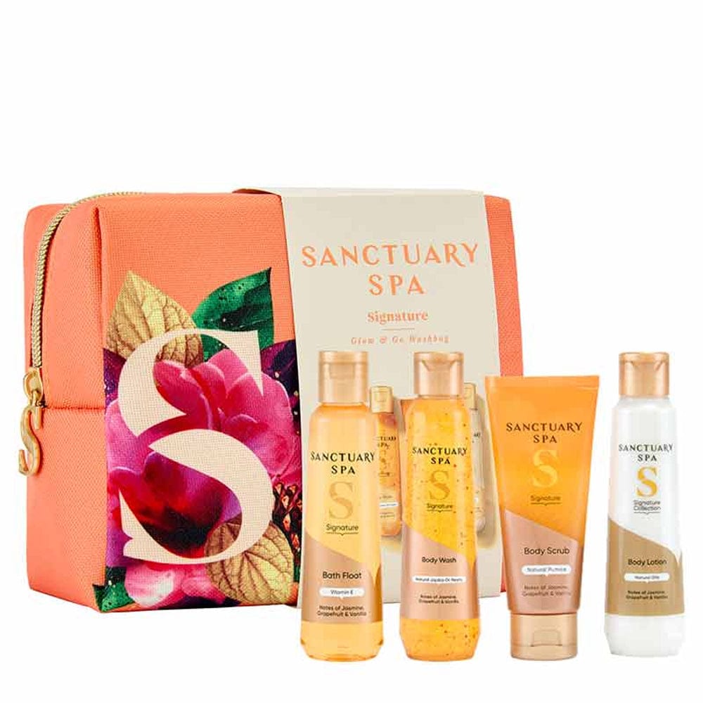 Sanctuary Skincare Set Sanctuary Signature Glow & Go Wash Bag Set