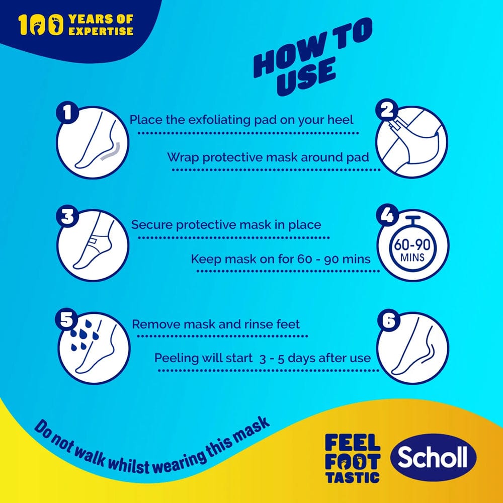Scholl Heel Peel Scholl Exfoliating Heel Peel