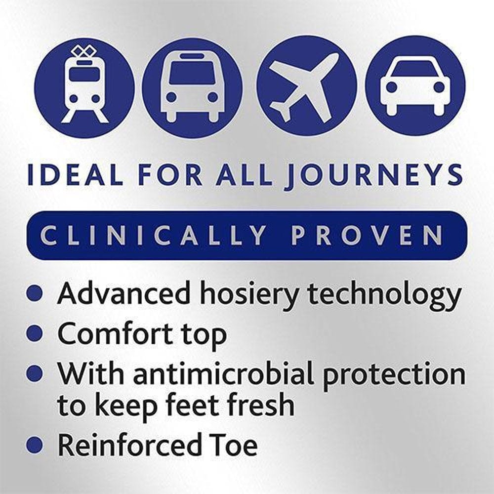 Scholl Compression Socks Scholl Flight Socks Black