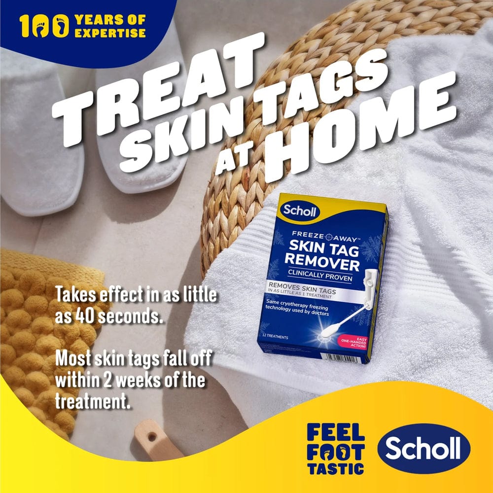 Scholl Skin Tag Remover Scholl Freeze Away Skin Tag Remover 12 Treatments