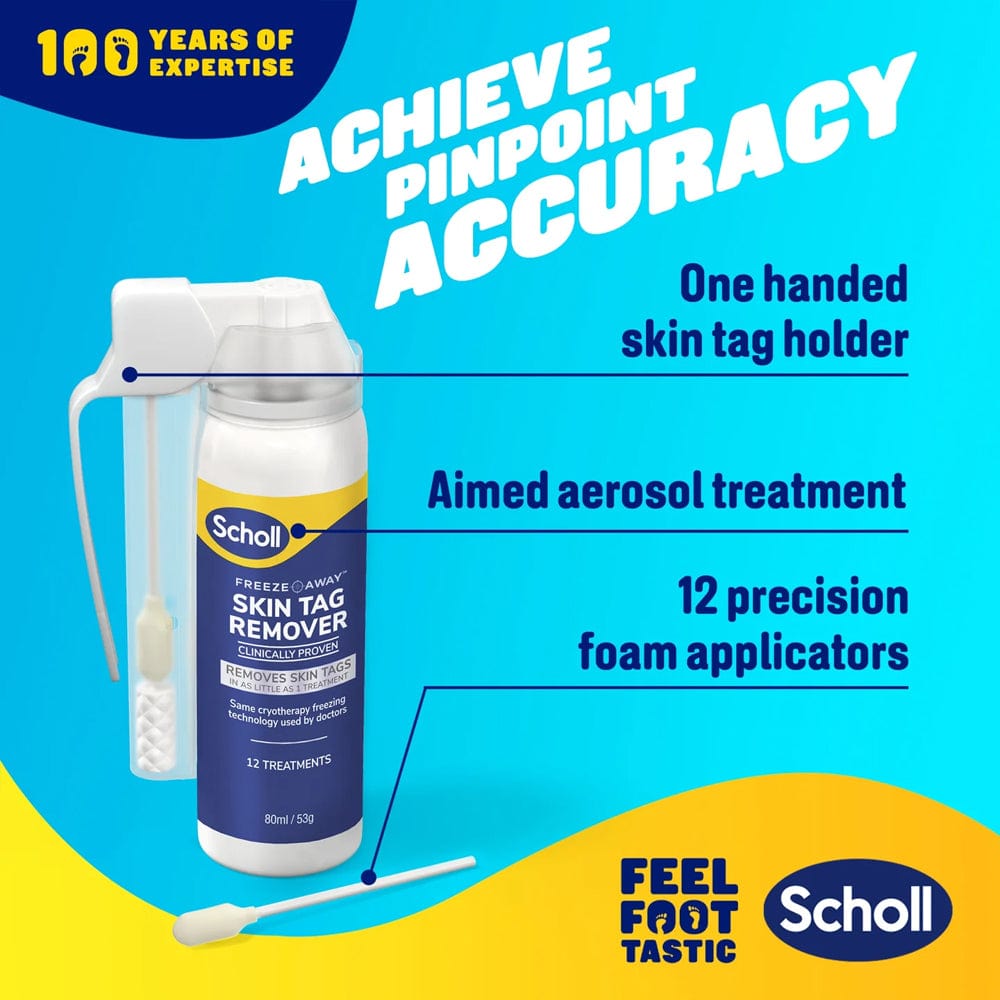 Scholl Skin Tag Remover Scholl Freeze Away Skin Tag Remover 12 Treatments
