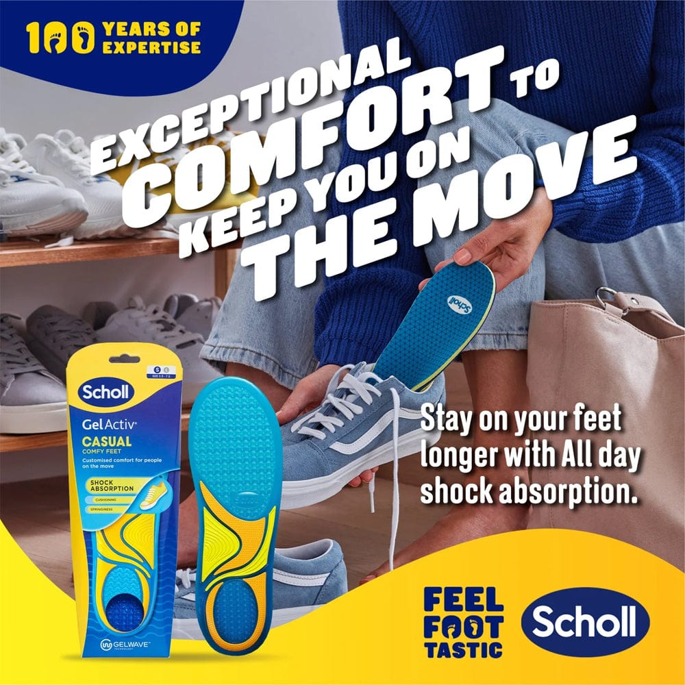Scholl Insoles Scholl GelActiv Casual Insoles Large