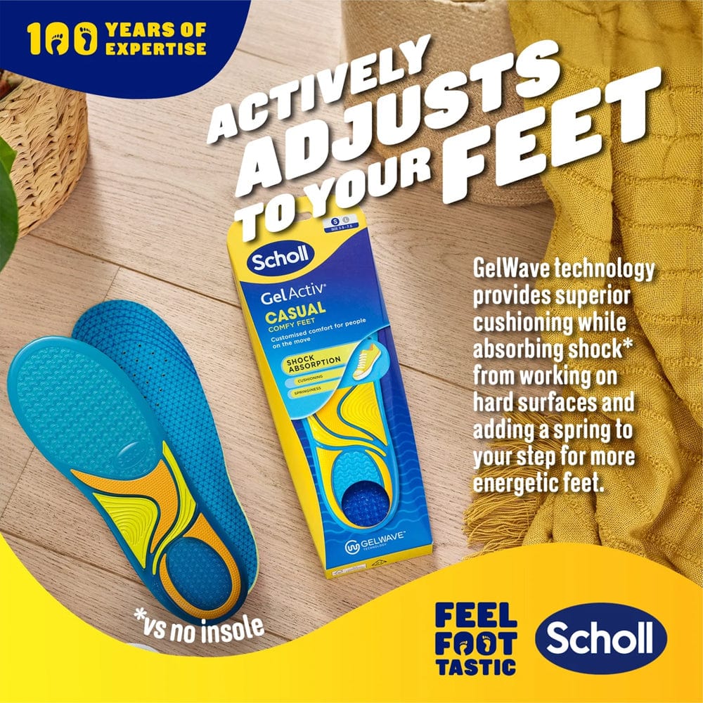 Scholl Insoles Scholl GelActiv Casual Insoles Large