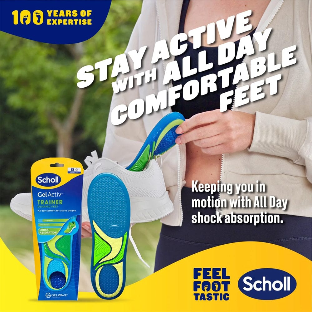 Scholl Insoles Scholl GelActiv Trainer Insoles Large