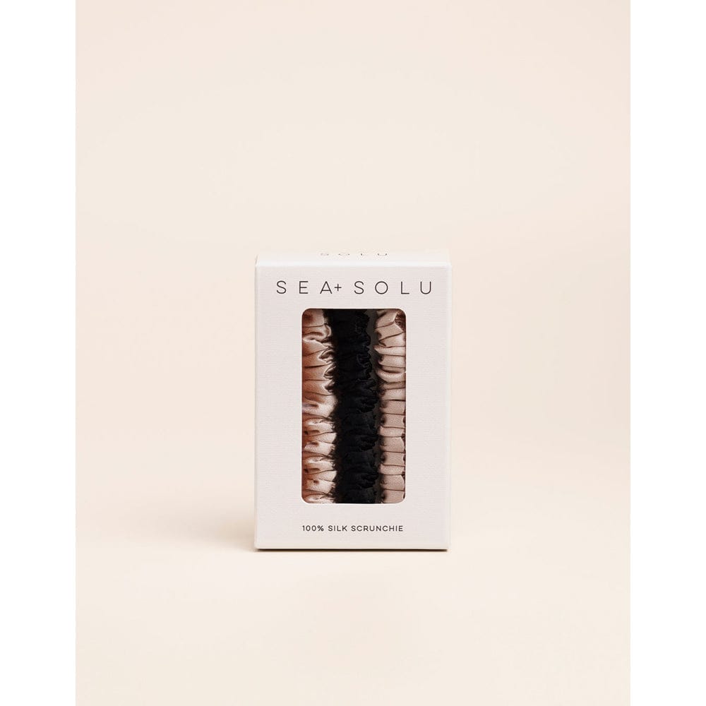 SEA+SOLU Scrunchies SEA+SOLU Silk Scrunchies 3 Pack