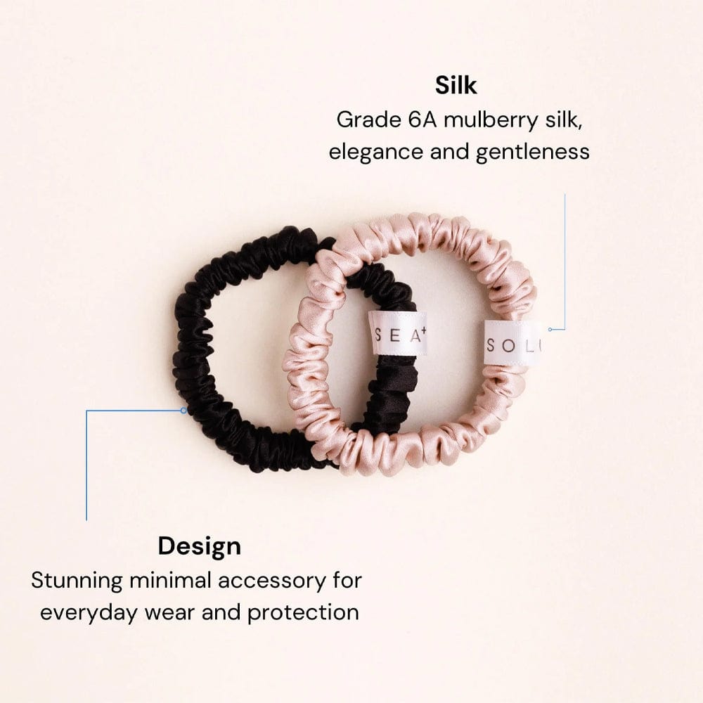 SEA+SOLU Scrunchies SEA+SOLU Silk Scrunchies 3 Pack