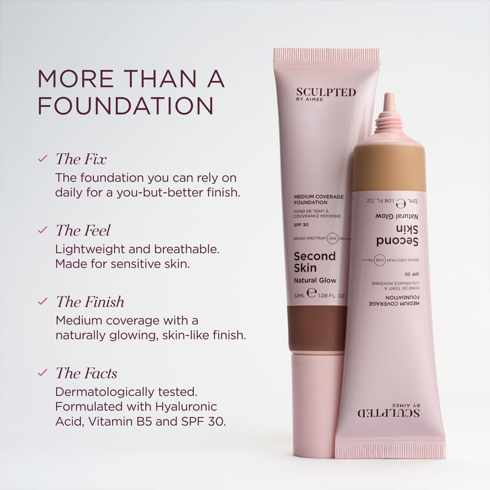 Sculpted By Aimee Foundation Second Skin Natural Glow Foundation