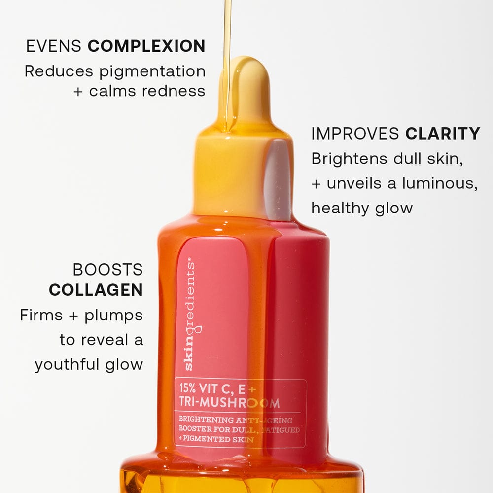 Skingredients Serum Skingredients 15% Vit C, E + Tri-Mushroom Serum 30ml