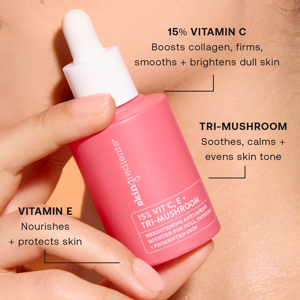 Skingredients Serum Skingredients 15% Vit C, E + Tri-Mushroom Serum 30ml