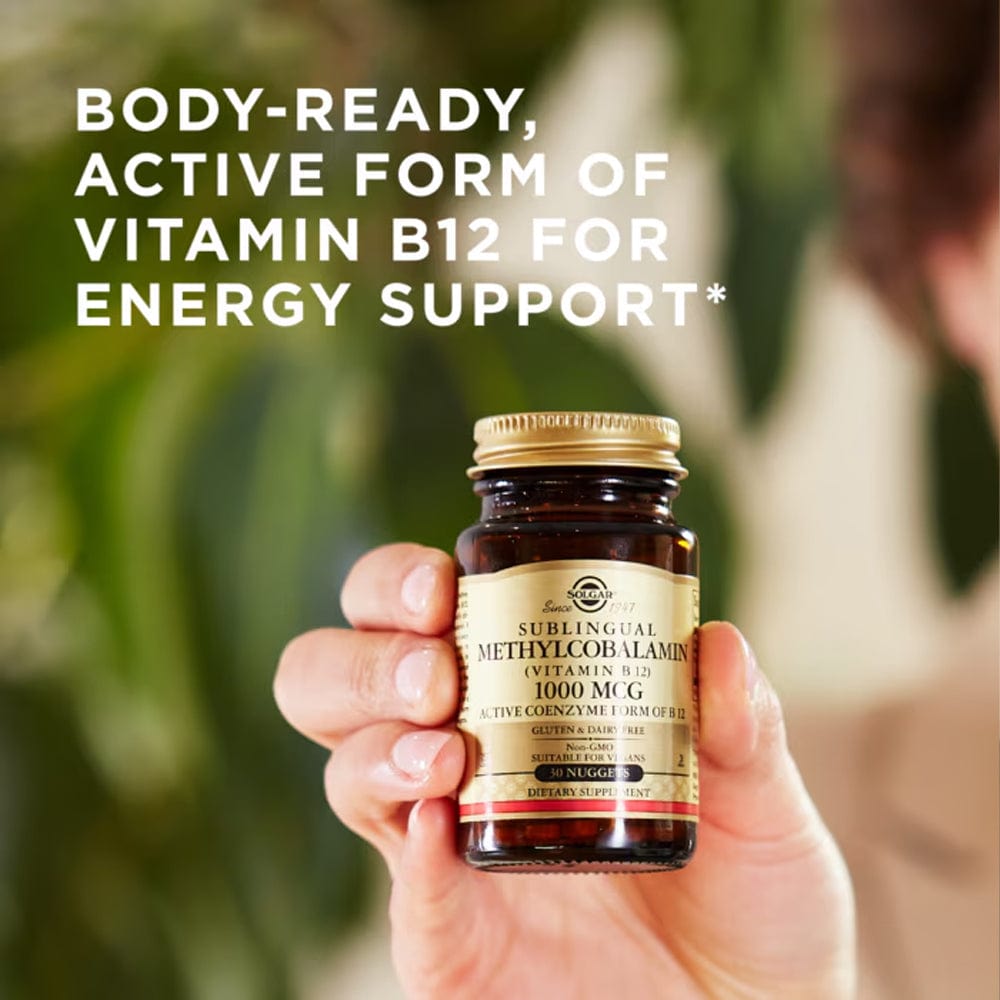 Solgar Vitamins & Supplements Solgar Methylcobalamin (Vitamin B12) 1000 mcg 30 Nuggets