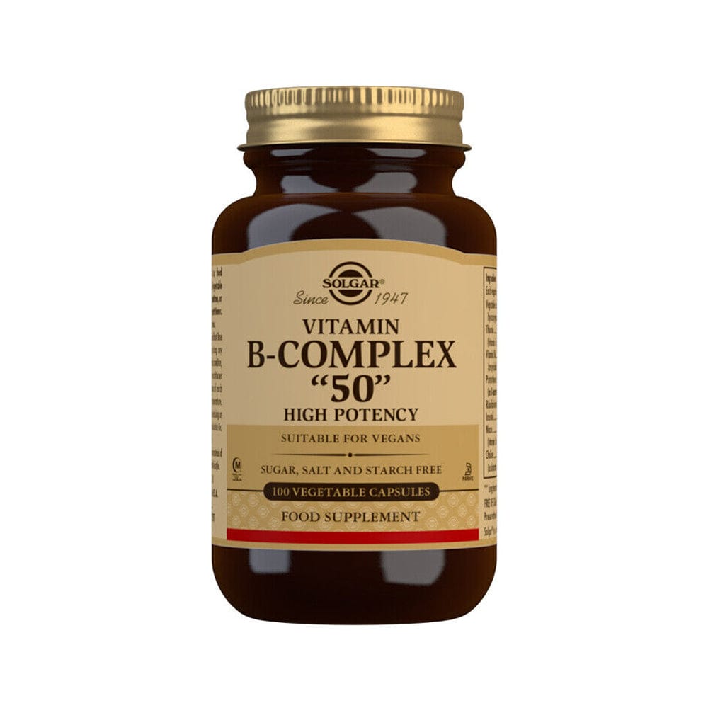 Solgar Vitamins & Supplements 100 Capsules Solgar Vitamin B-Complex "50" High Potency Capsules