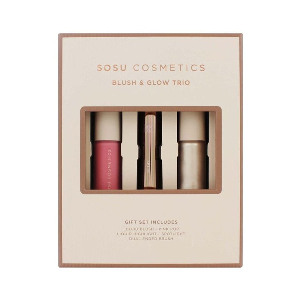 Sosu By Suzanne Jackson Beauty Gift Set SOSU Blush & Glow Trio Gift Set