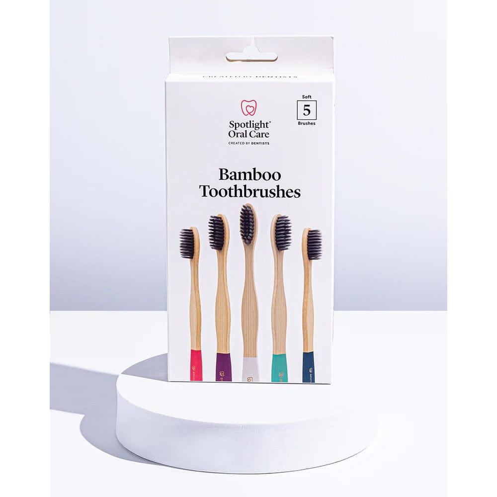 Spotlight Toothbrush Spotlight Oral Care 5-Pack Bamboo Toothbrushes