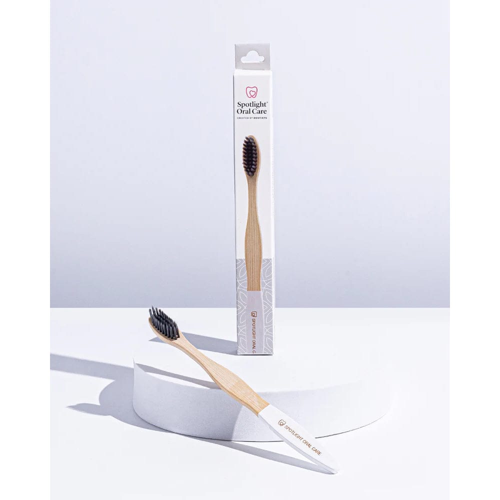 Spotlight Toothbrush Spotlight Oral Care Bamboo Toothbrush White
