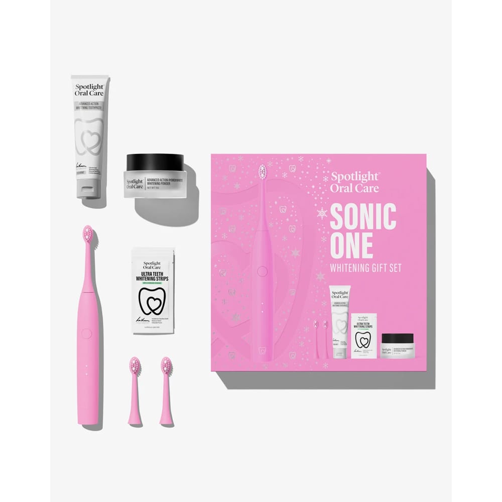 Spotlight Gift set Spotlight Oral Care Sonic One Whitening Gift Set Pink