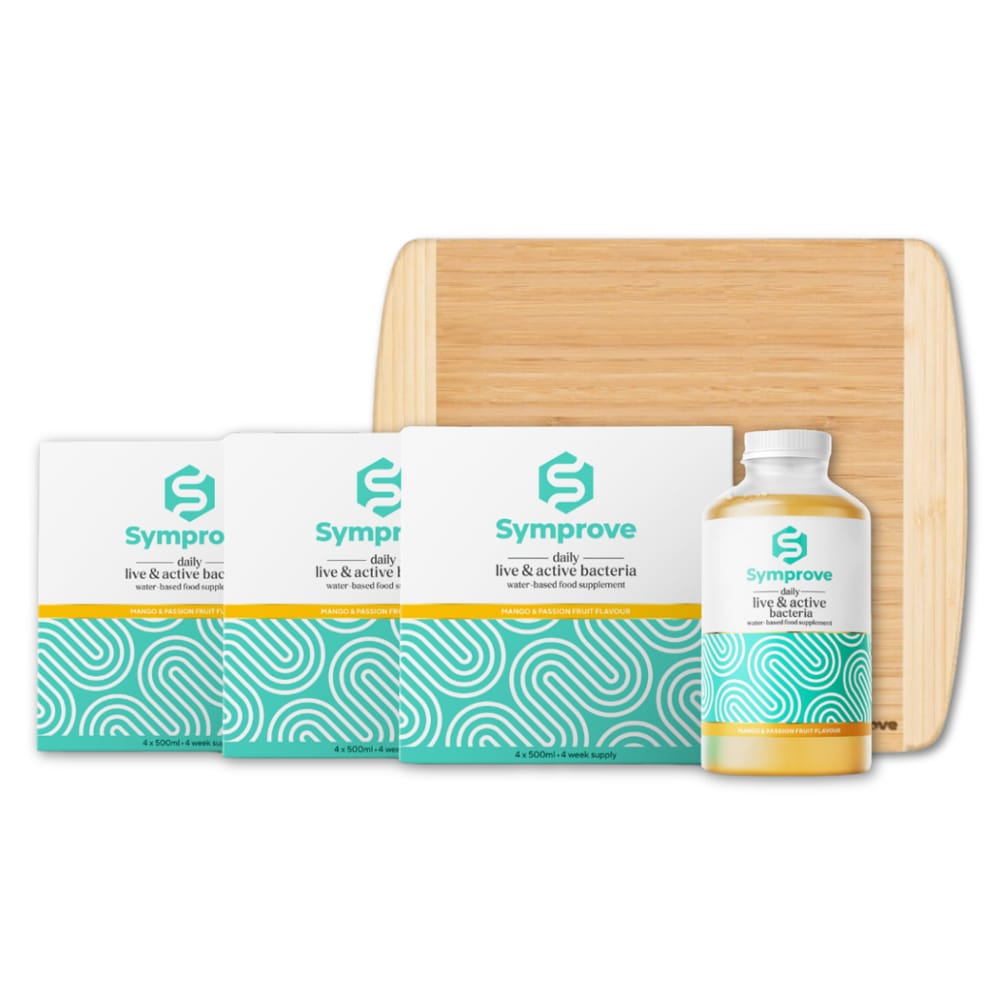 Symprove Vitamins & Supplements Symprove 12 Week Bundle + Symprove Chopping Board