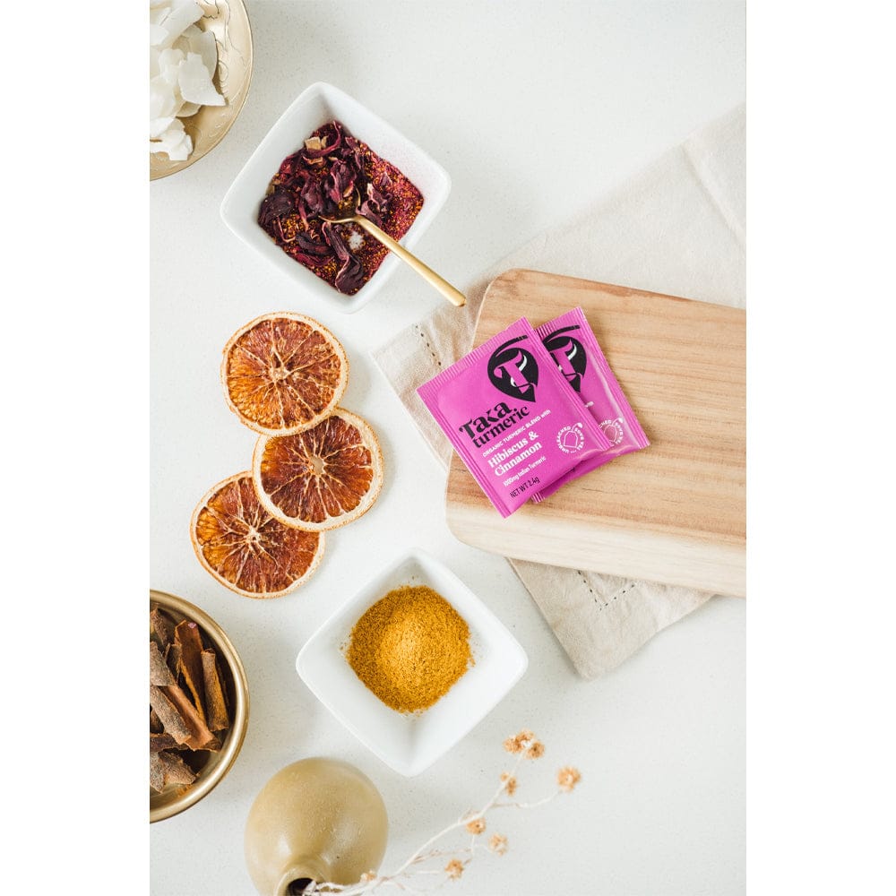 Wholefoods Tea Bags Taka Turmeric Organic Hibiscus Cinnamon Tea