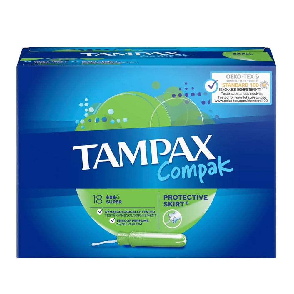 Tampax Tampons Tampax Compak Super 18s