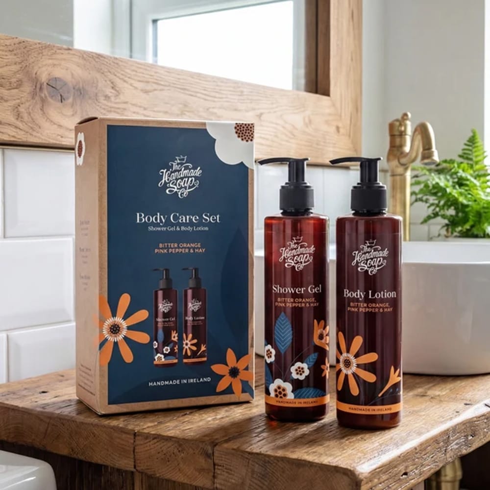 The Handmade Soap Company Skincare Set The Handmade Soap Co Body Care Set Bitter Orange, Pink Pepper, & Hay