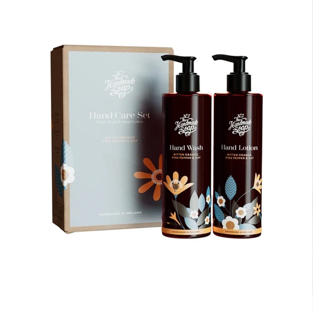 The Handmade Soap Company Handcare Set The Handmade Soap Co Hand Care Set Bitter Orange, Pink Pepper & Hay