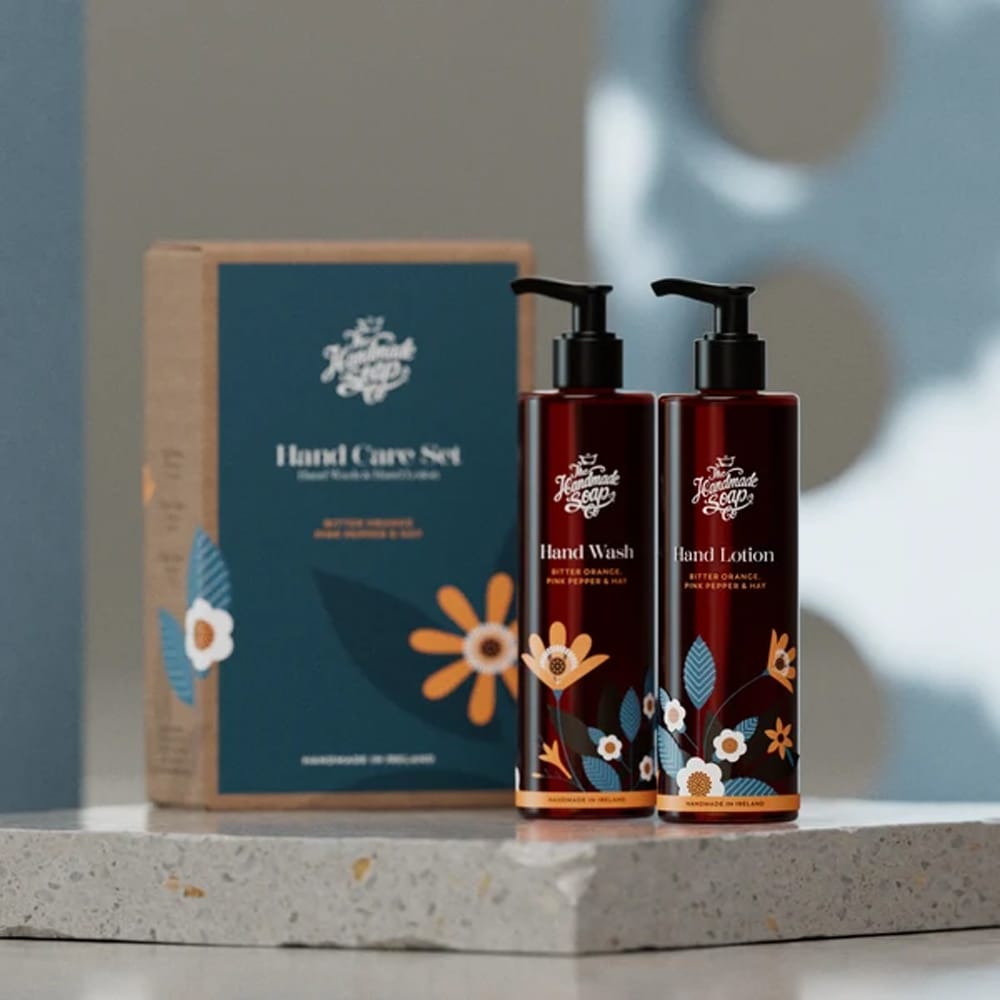 The Handmade Soap Company Handcare Set The Handmade Soap Co Hand Care Set Bitter Orange, Pink Pepper & Hay
