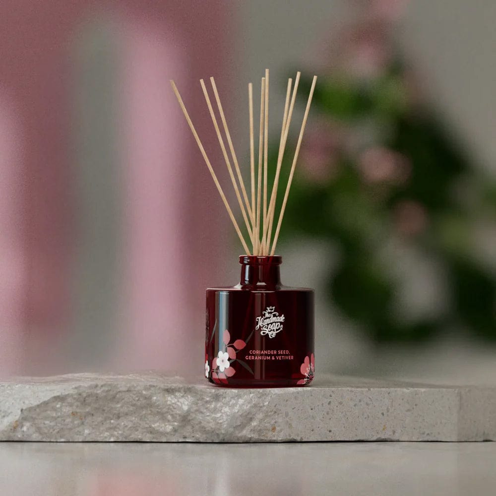 The Handmade Soap Company Gift Set The Handmade Soap Company Coriander Seed, Geranium & Vetiver Diffuser Gift Set