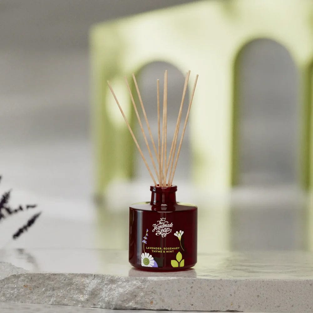 The Handmade Soap Company Candle Set The Handmade Soap Company Lavender, Rosemary, Thyme & Mint Candle & Diffuser Set