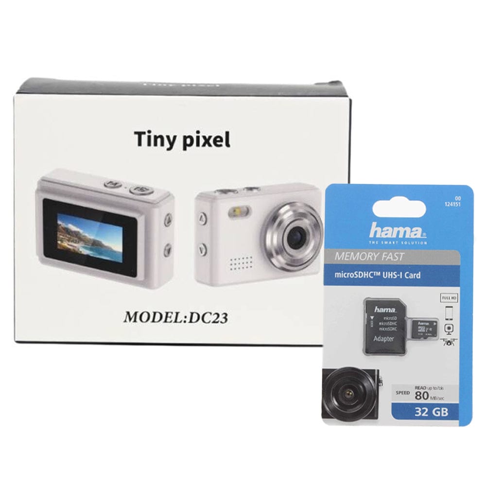 Meaghers Camera Tiny Pixel Camera + SD Card