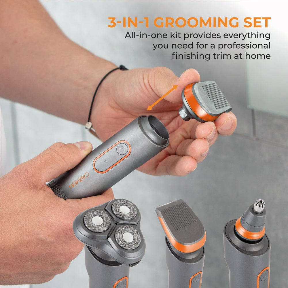 Carmen Grooming Set Titan 3 in 1 Shaver Set