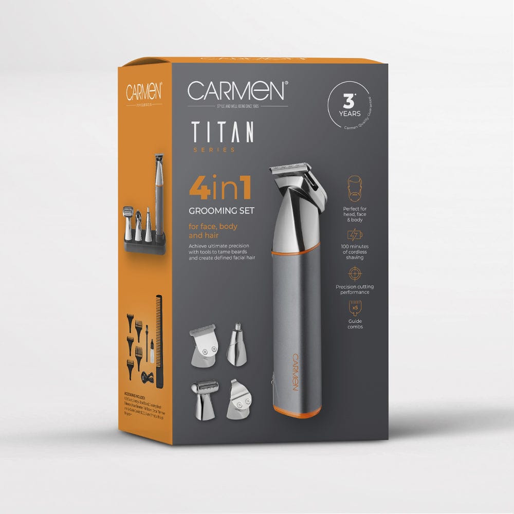 Carmen Grooming Set Titan 4 in 1 Multi Groomer Set
