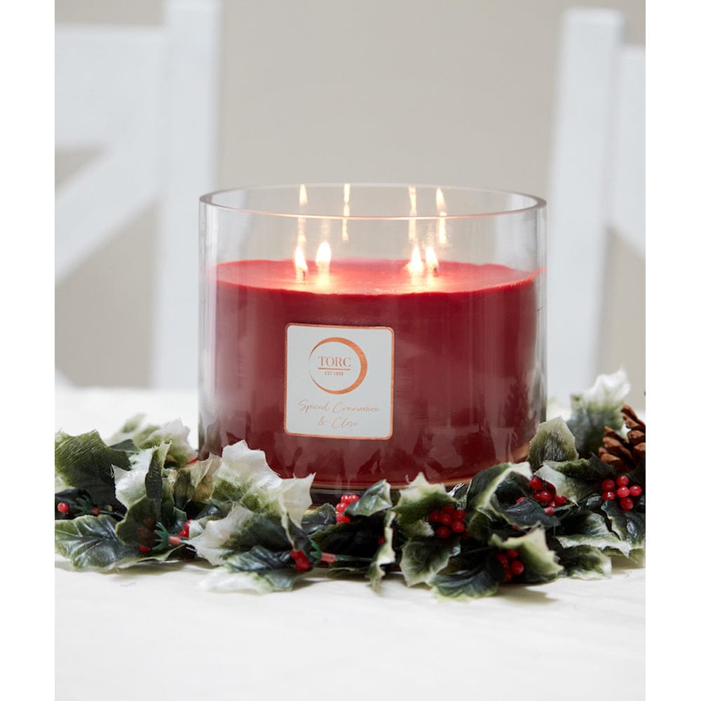 Torc Candle Torc Luxury Spiced Cinnamon & Clove 4 Wick Christmas Candle