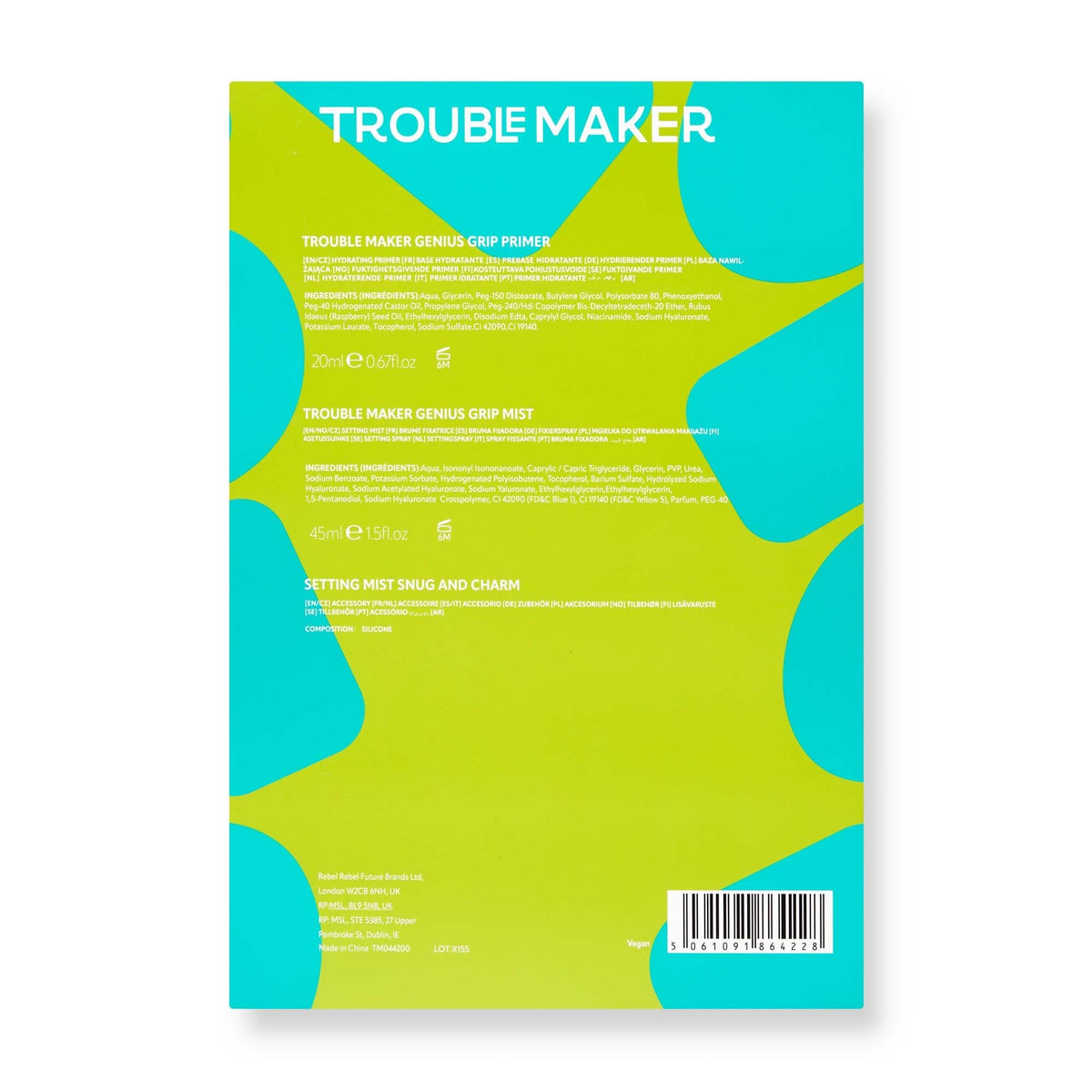 Trouble Maker Beauty Gift Set Trouble Maker Get A Grip Gift Set