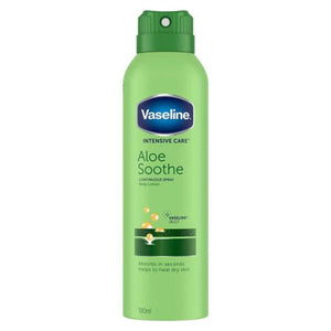 You added <b><u>Vaseline Aloe Soothe Spray Moisturiser 190ml</u></b> to your cart.