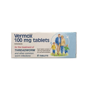 You added <b><u>Vermox 100mg Mebendazole Tablets 6s</u></b> to your cart.