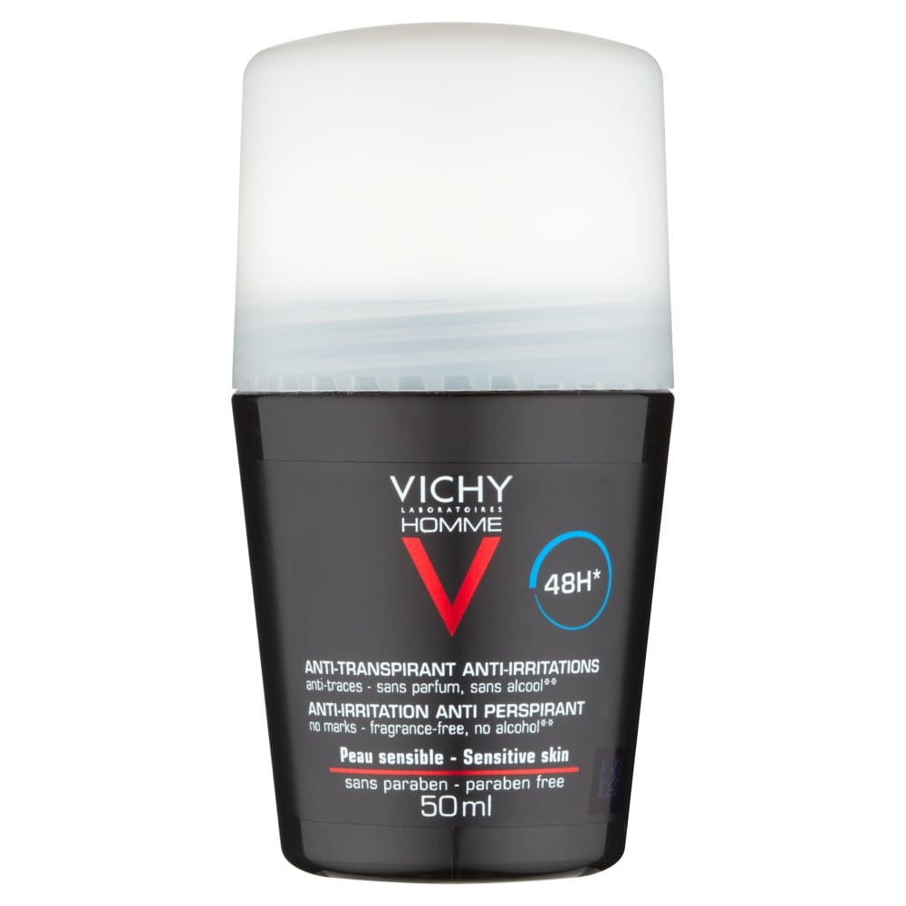 Vichy Deodorant Vichy Homme 48HR Roll On Deodrant For Sensitive Skin