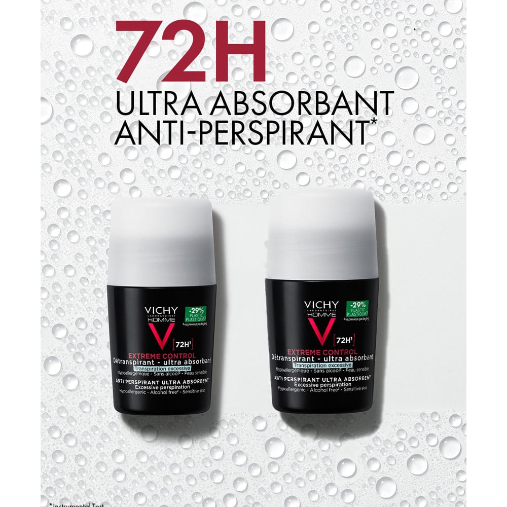 Meaghers Pharmacy Vichy Homme 72hr Roll-On Deodorant Bundle