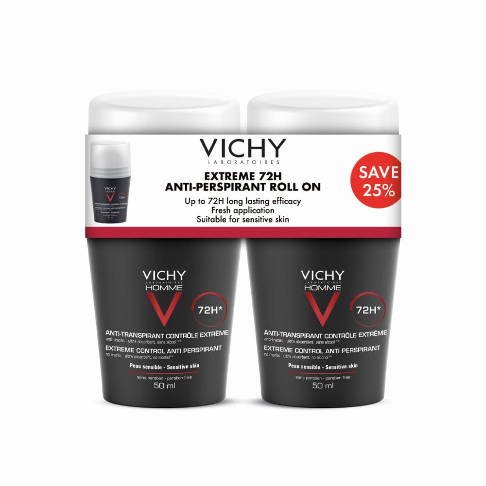 Meaghers Pharmacy Vichy Homme 72hr Roll-On Deodorant Bundle