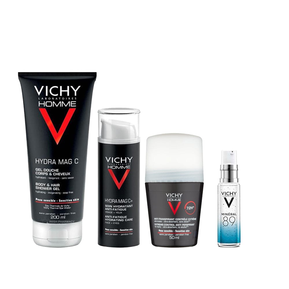 Vichy Skincare Bundle Vichy Homme Essentials Bundle