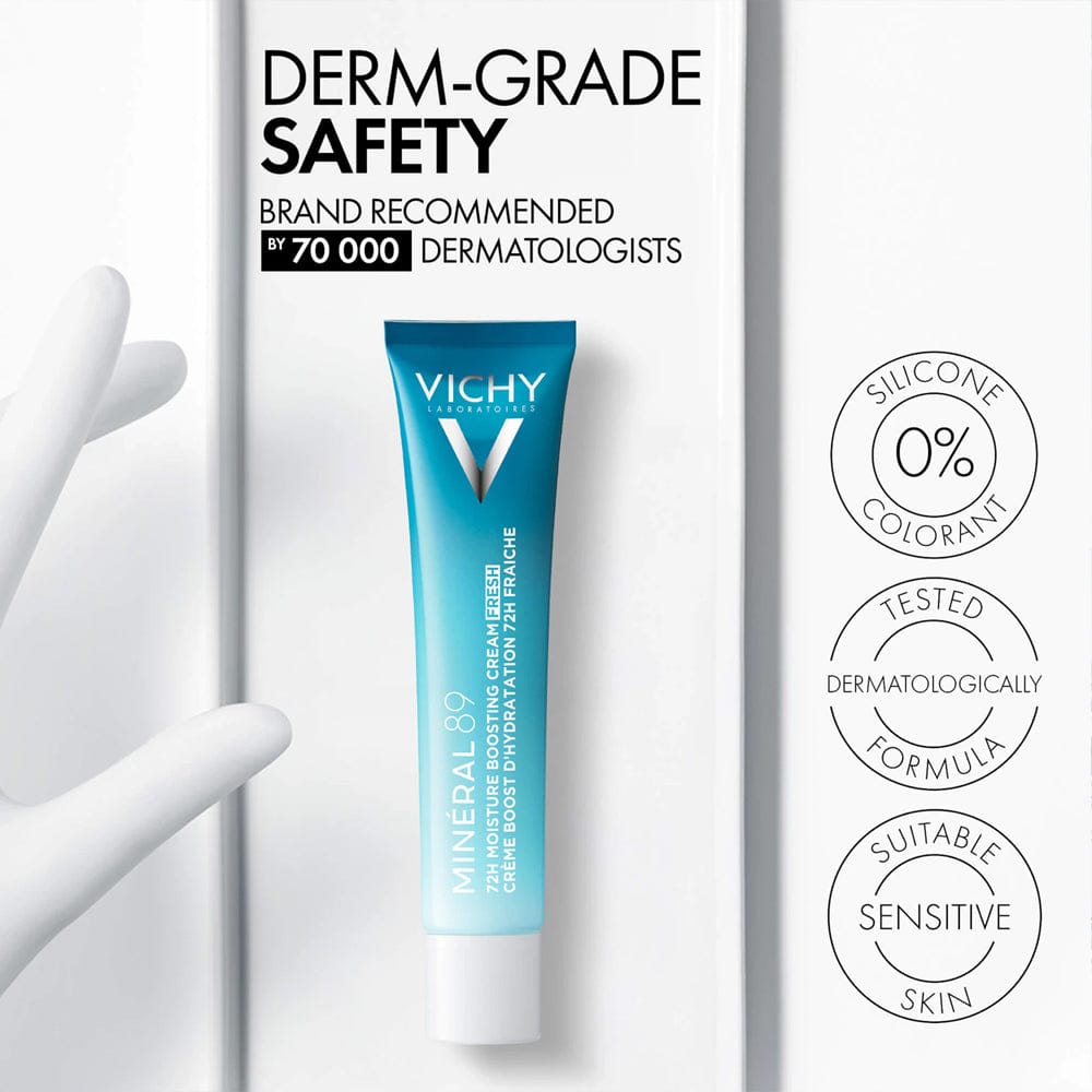 Vichy Moisturiser Vichy Mineral 89 72 Hr Hyaluronic Acid Moisture Boosting Cream 40ml