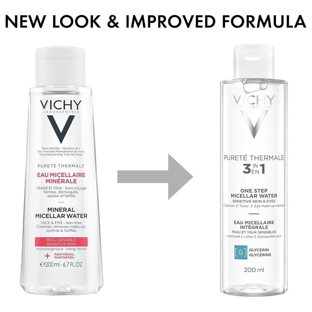 Vichy Cleanser Vichy Purete Thermale 3 in 1 One Step Micellar Water for Sensitive Skin