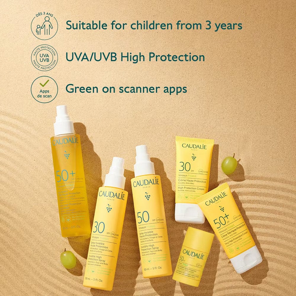 Caudalie Sun Protection Vinosun Protect Very High Protection Sun Water SPF50+ 150ml