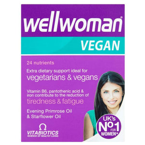 You added <b><u>Vitabiotic Wellwoman Vegan 60 Tablets</u></b> to your cart.